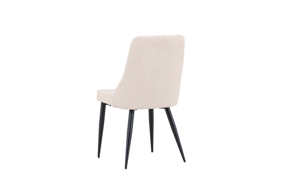 Leone spisebordsstole - beige, sort - 2 stk. - billede 7