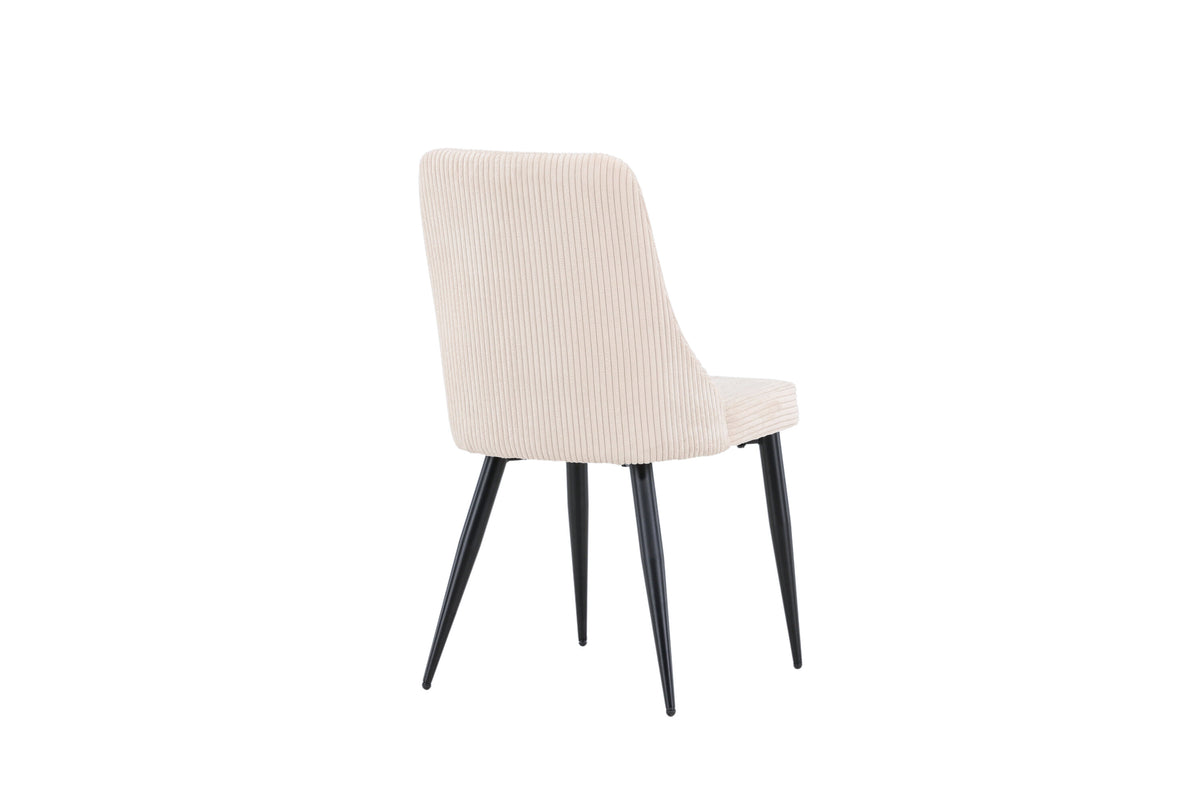Leone spisebordsstole - beige, sort - 2 stk. - billede 9