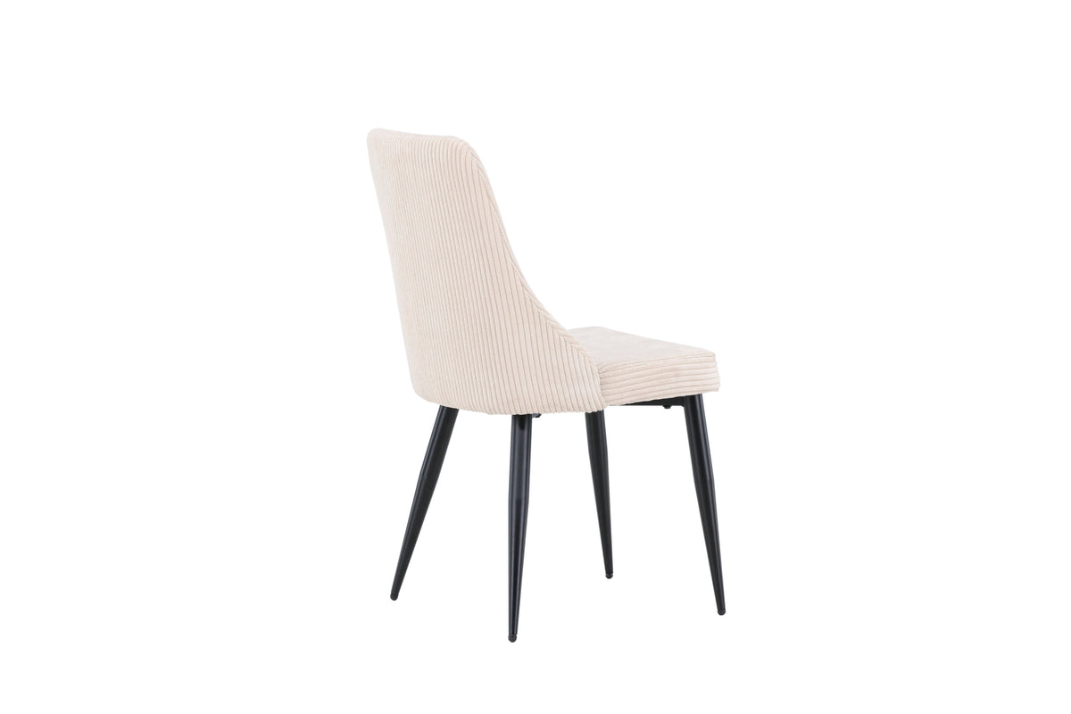 Leone spisebordsstole - beige, sort - 2 stk. - billede 10