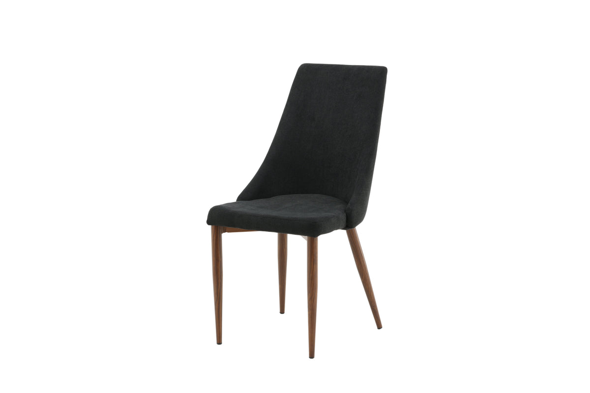 Leone spisebordsstole - sort, natur - 2 stk. - billede 3