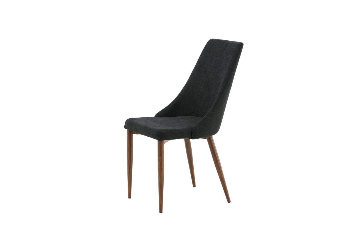 Leone spisebordsstole - sort, natur - 2 stk. - billede 4