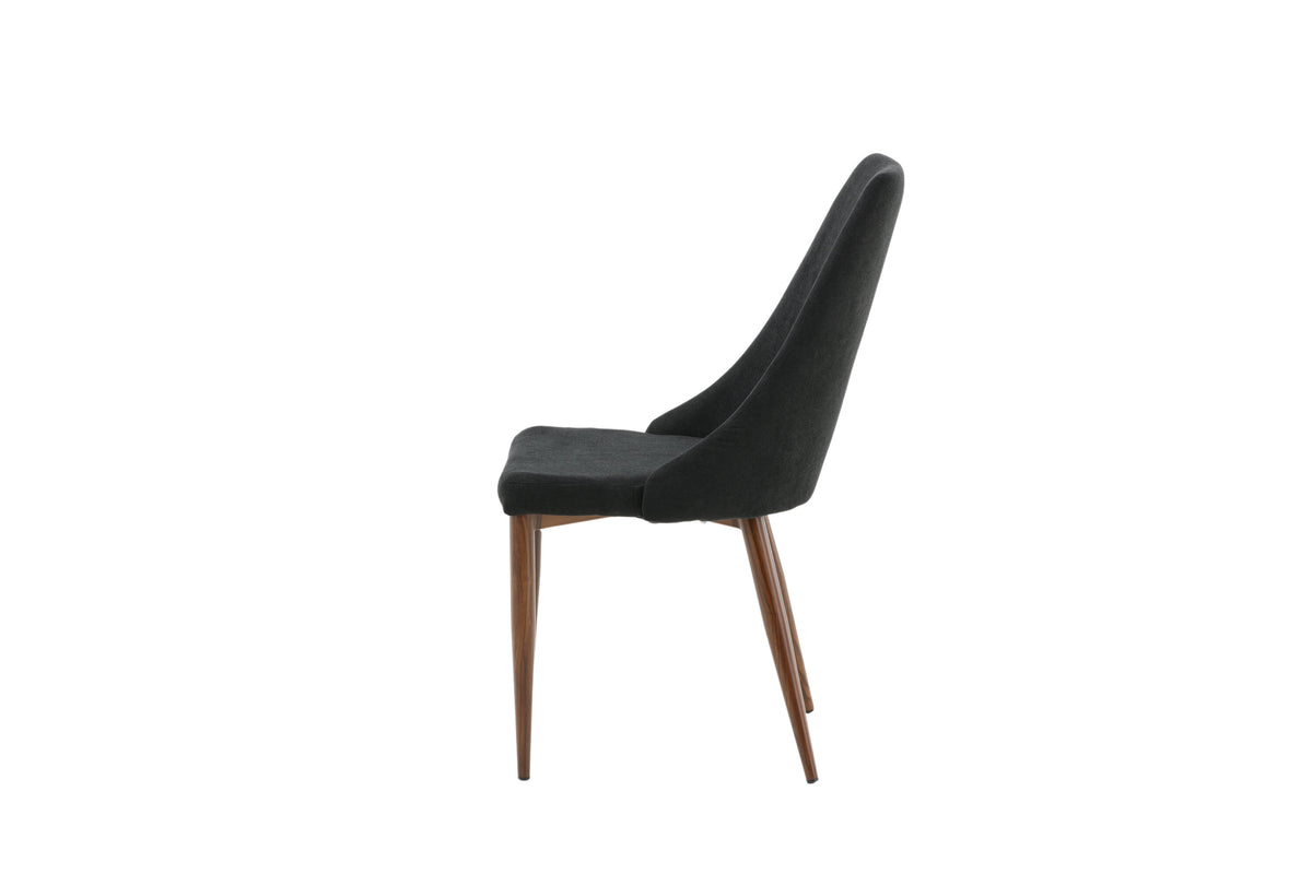 Leone spisebordsstole - sort, natur - 2 stk. - billede 5