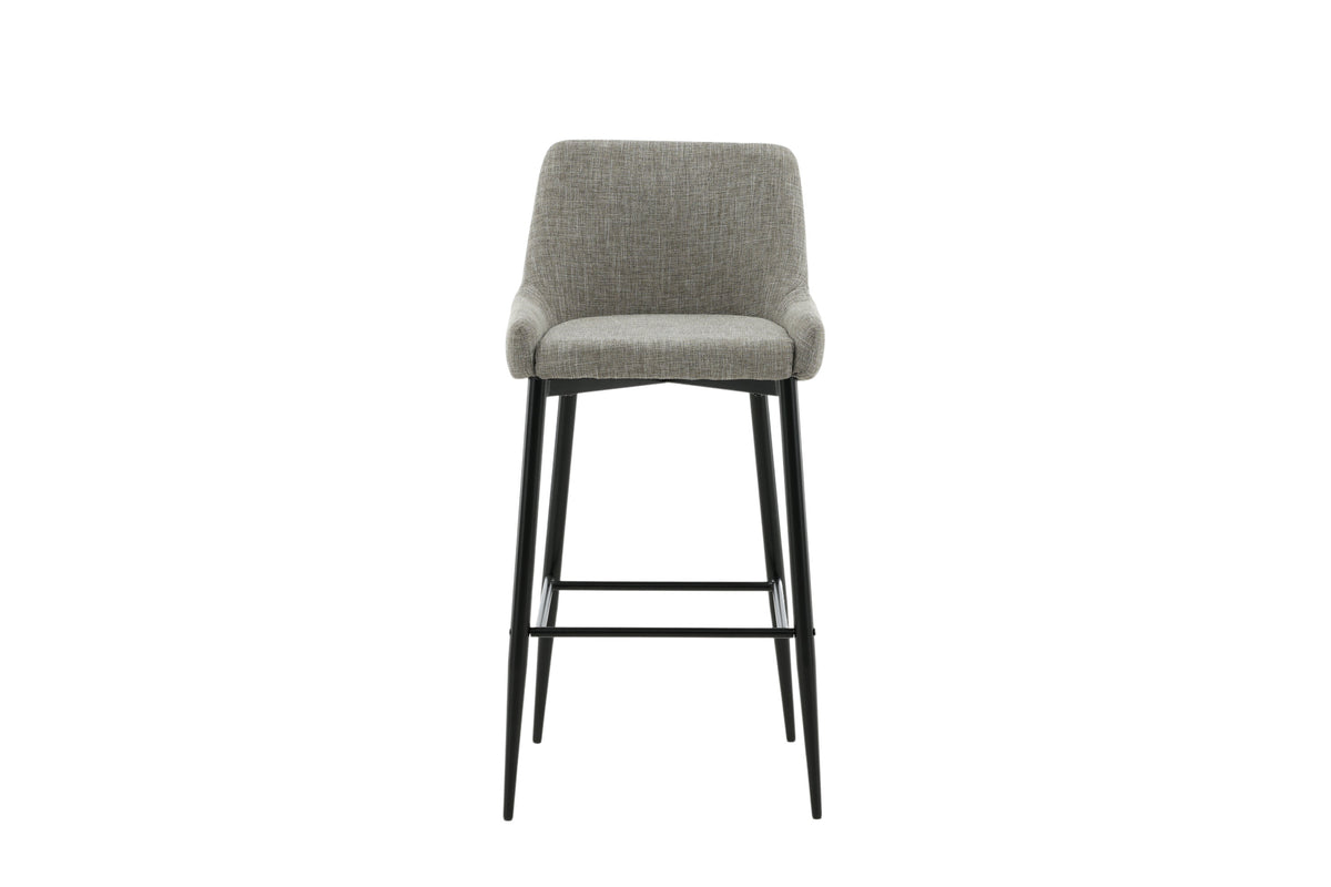 Plaza barstole - beige, sort - 2 stk. - billede 2