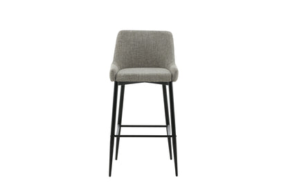 Plaza barstole - beige, sort - 2 stk. - billede 2