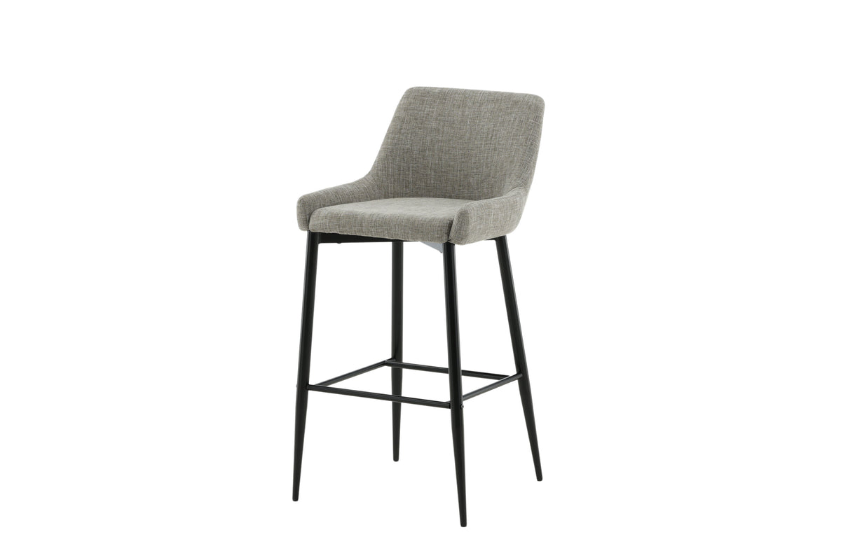 Plaza barstole - beige, sort - 2 stk. - billede 3