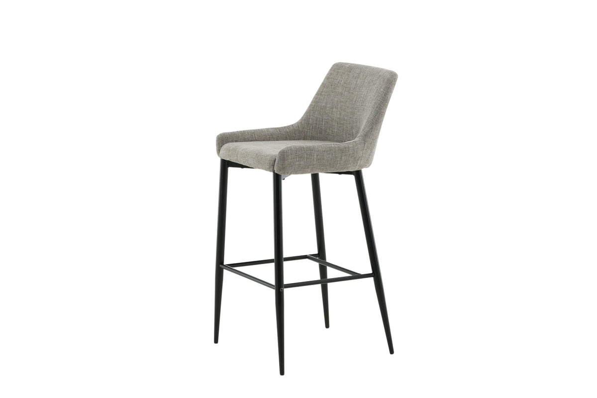 Plaza barstole - beige, sort - 2 stk. - billede 4