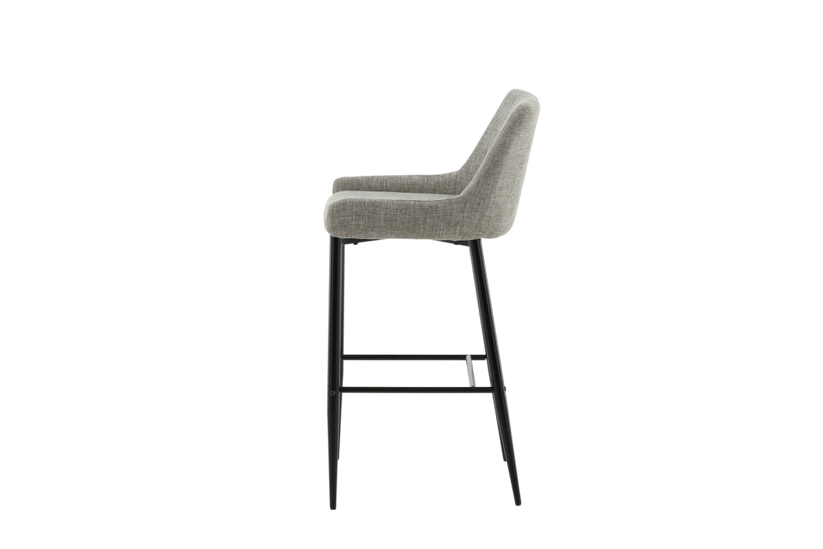 Plaza barstole - beige, sort - 2 stk. - billede 5