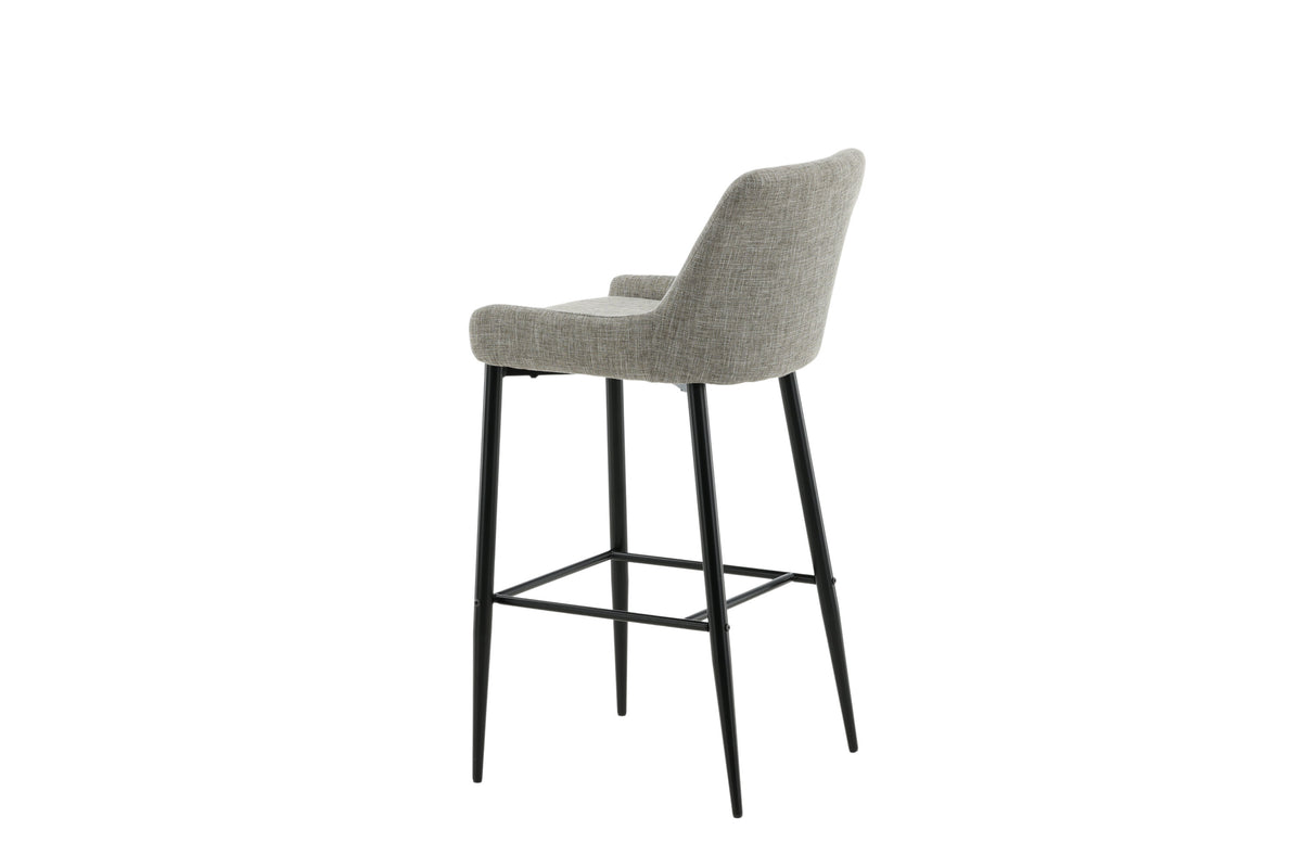 Plaza barstole - beige, sort - 2 stk. - billede 6