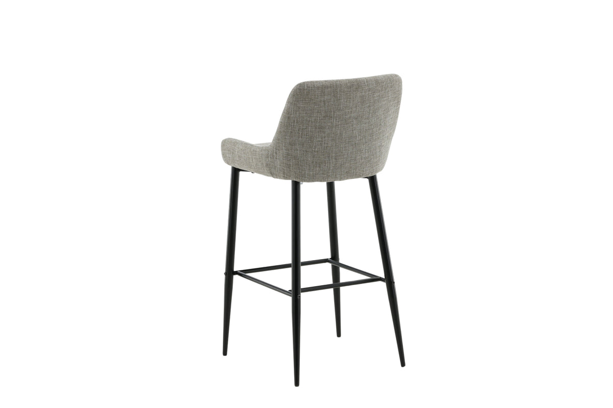 Plaza barstole - beige, sort - 2 stk. - billede 7