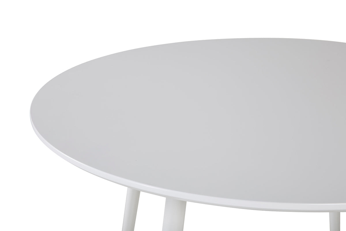Plaza rundt spisebord - Ø100 cm - hvid - billede 3