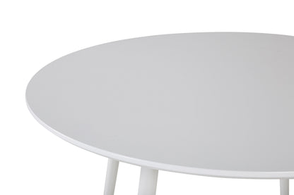 Plaza rundt spisebord - Ø100 cm - hvid - billede 3