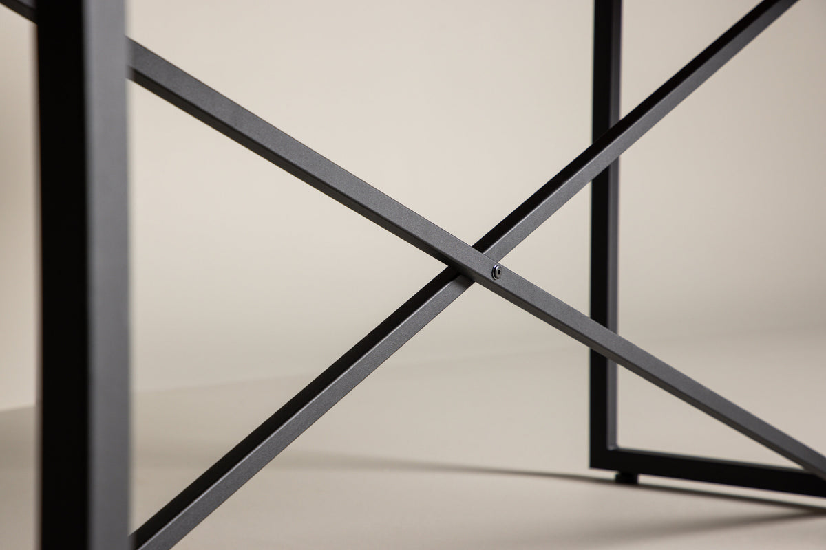 Padang spisebord - 250 × 100 cm - sort, natur - billede 23