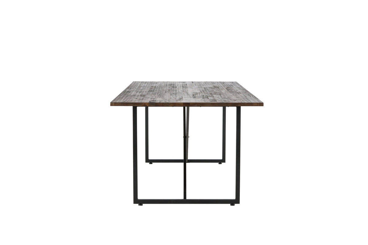 Padang spisebord - 250 × 100 cm - sort, natur - billede 17