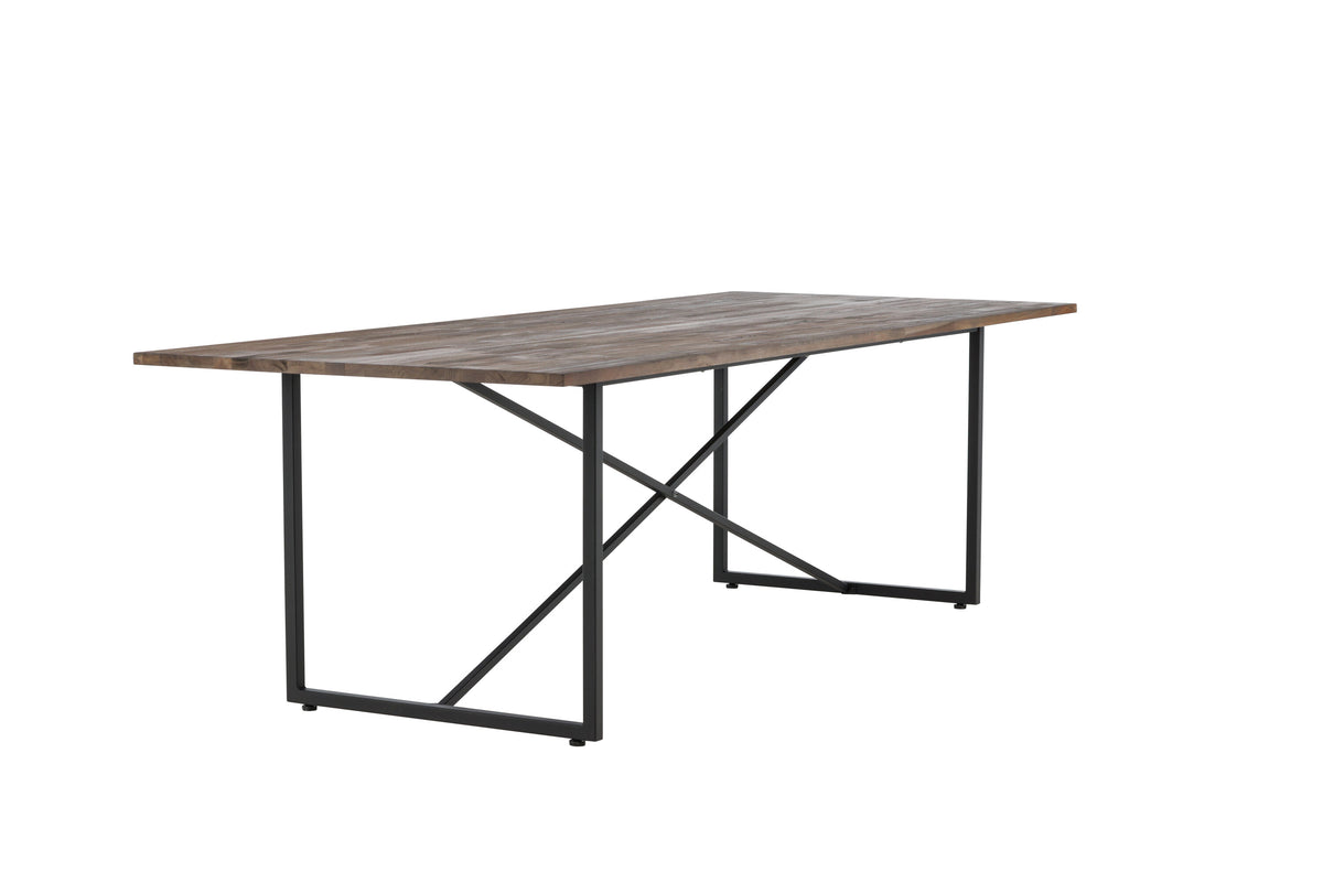 Padang spisebord - 250 × 100 cm - sort, natur - billede 18
