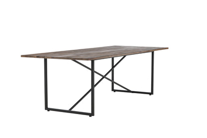 Padang spisebord - 250 × 100 cm - sort, natur - billede 18