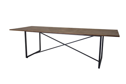 Padang spisebord - 250 × 100 cm - sort, natur - billede 6