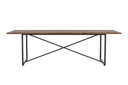 Padang spisebord - 250 × 100 cm - sort, natur - billede 3