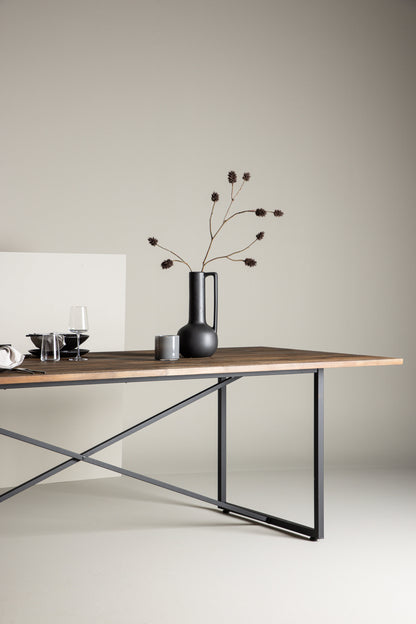 Padang spisebord - 250 × 100 cm - sort, natur - billede 26