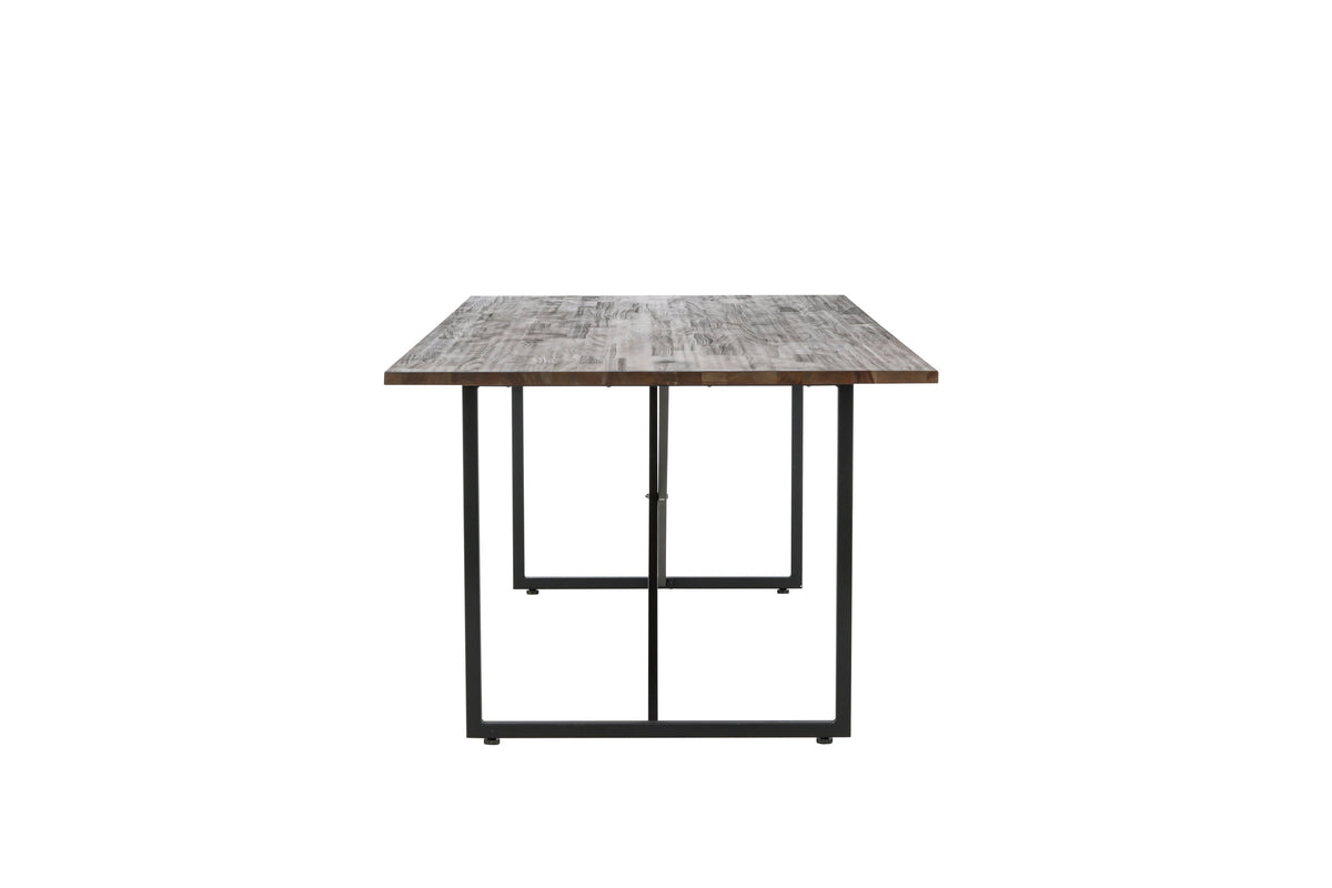 Padang spisebord - 250 × 100 cm - sort, natur - billede 9