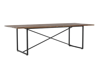 Padang spisebord - 250 × 100 cm - sort, natur - billede 13