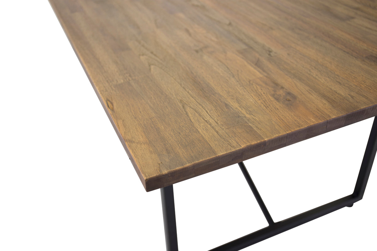 Padang spisebord - 250 × 100 cm - sort, natur - billede 11