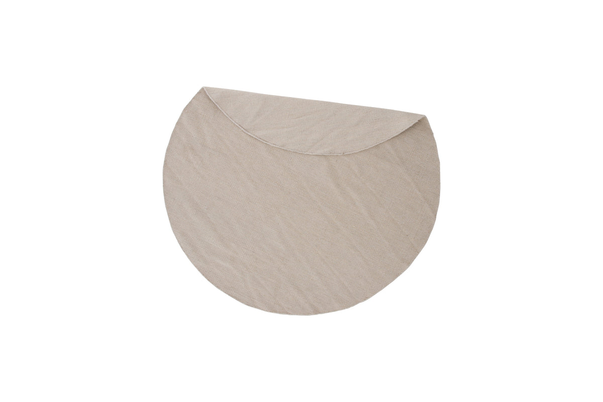 Jaipur gulvtæppe - Ø200 cm - beige - billede 2