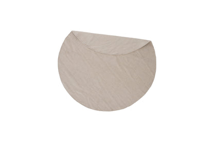 Jaipur gulvtæppe - Ø200 cm - beige - billede 2