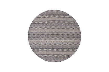 Sishu gulvtæppe - Ø200 cm - lysegrå - billede 1