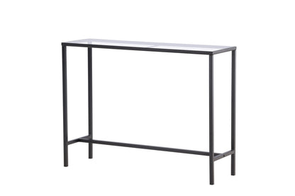 Dipp sidebord - 100 × 30 cm - sort, klar, transparent - billede 2