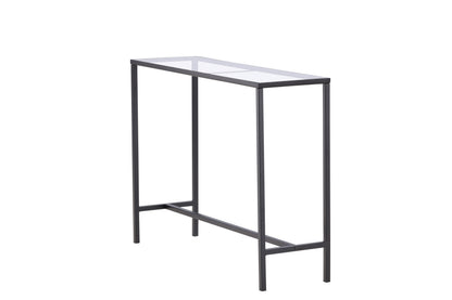 Dipp sidebord - 100 × 30 cm - sort, klar, transparent - billede 3