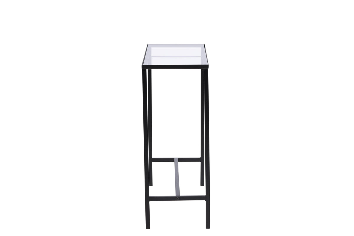 Dipp sidebord - 100 × 30 cm - sort, klar, transparent - billede 4
