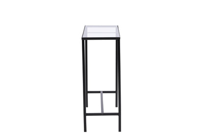 Dipp sidebord - 100 × 30 cm - sort, klar, transparent - billede 4