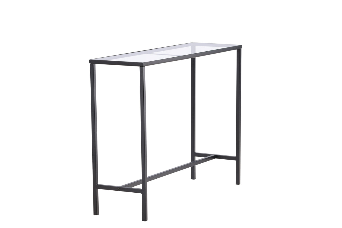 Dipp sidebord - 100 × 30 cm - sort, klar, transparent - billede 5