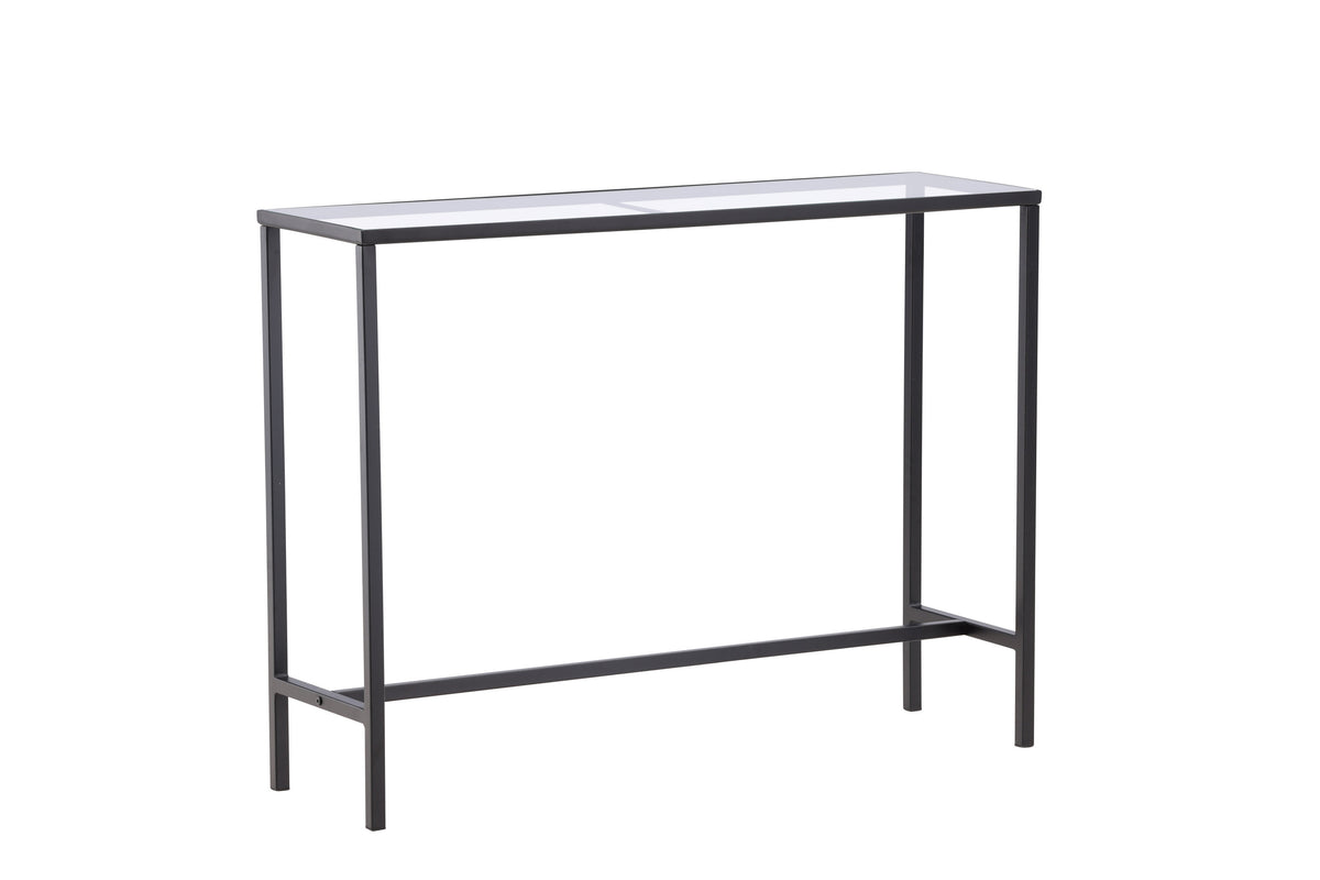 Dipp sidebord - 100 × 30 cm - sort, klar, transparent - billede 6