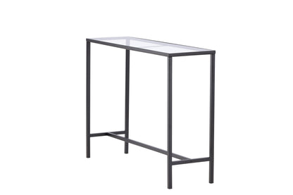 Dipp sidebord - 100 × 30 cm - sort, klar, transparent - billede 9