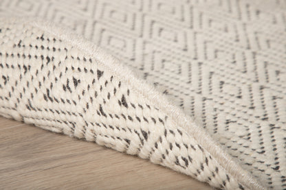 Julana gulvtæppe - Ø200 cm - beige - billede 5