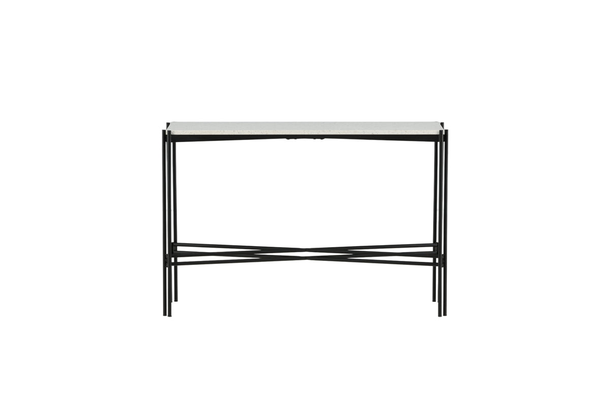 Razzia sidebord - 110 × 30 cm - sort, hvid - billede 1