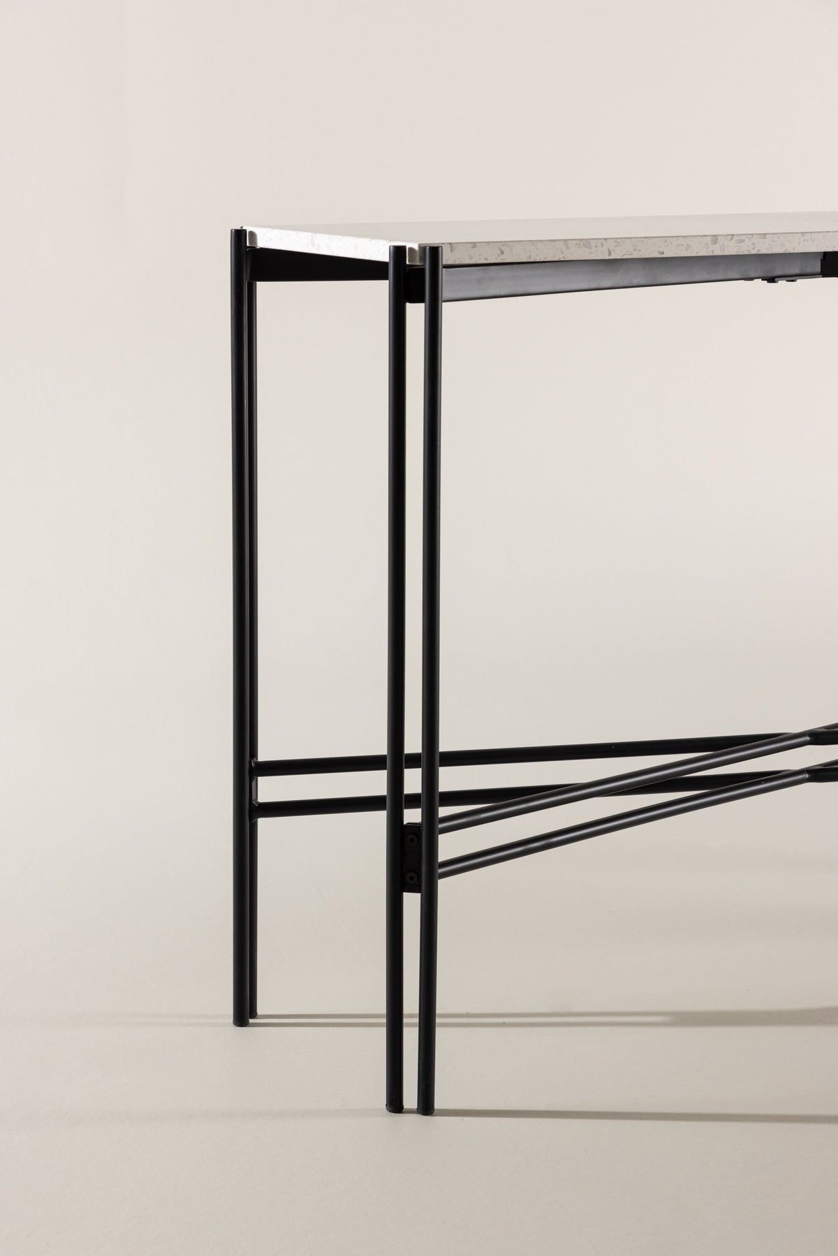 Razzia sidebord - 110 × 30 cm - sort, hvid - billede 20