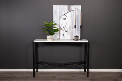 Razzia sidebord - 110 × 30 cm - sort, hvid - billede 15
