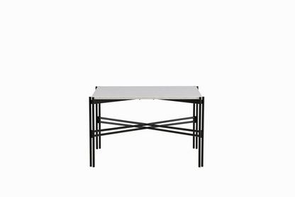 Razzia sofabord - 75 × 75 cm - sort, hvid - billede 4