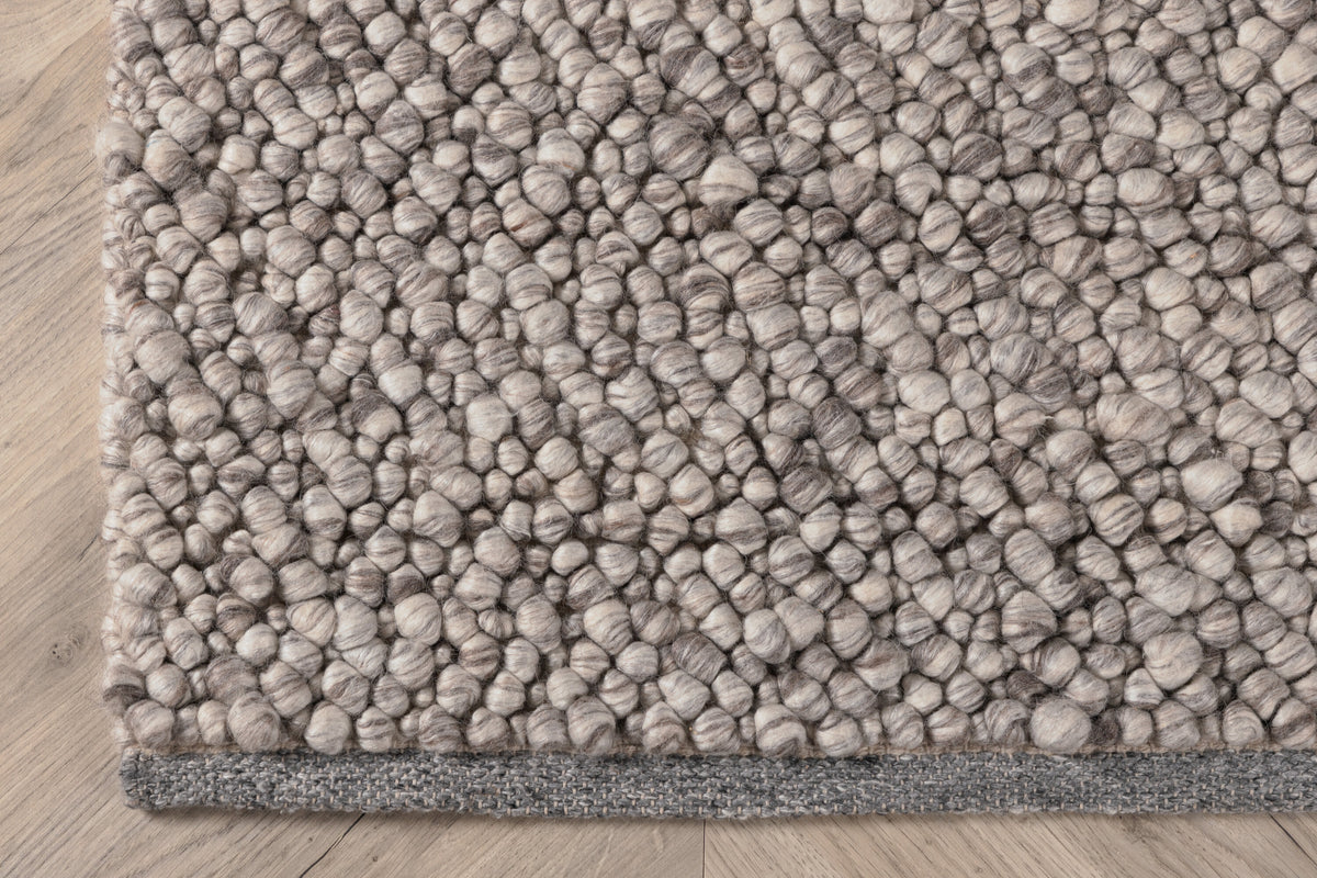 Jajru gulvtæppe - 350 × 250 cm - lysegrå - billede 6