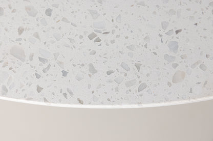 Razzia Rundt Spisebord ⌀106 Hvid Terrazzo