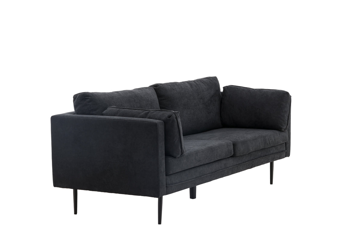 Boom 3-personers sofa - sort - billede 11
