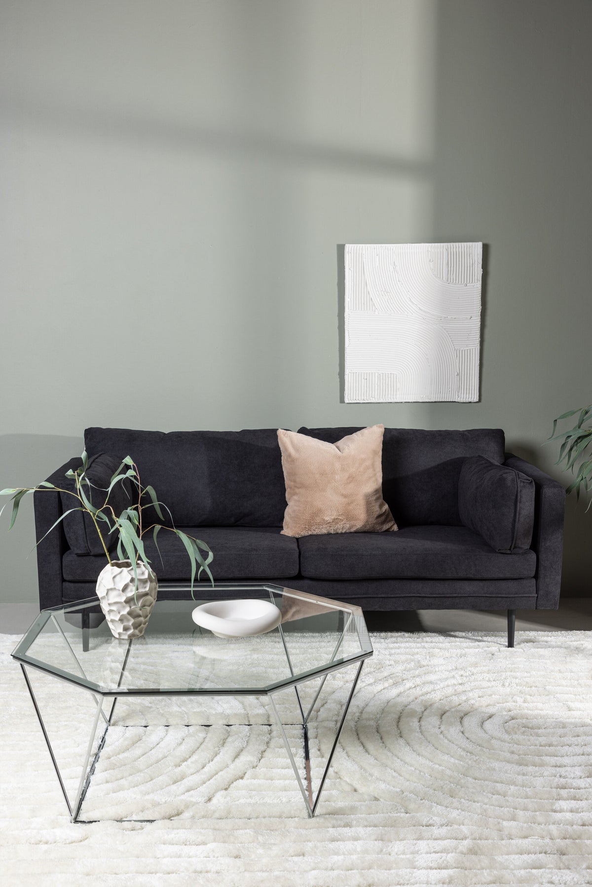 Boom 3-personers sofa - sort - billede 17