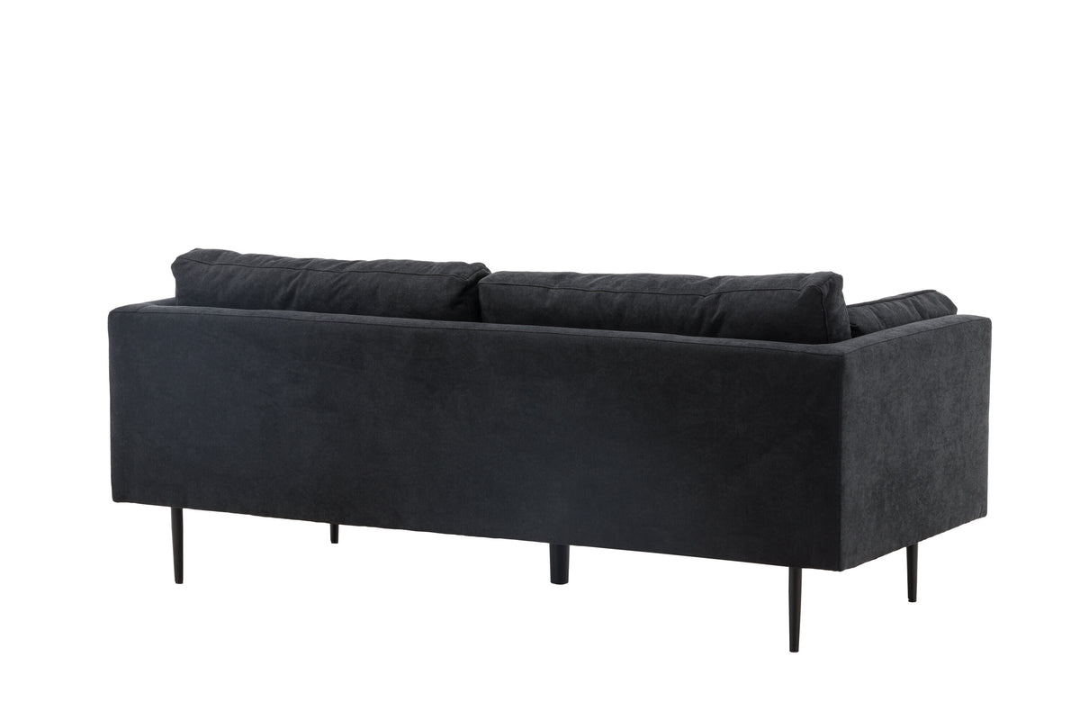 Boom 3-personers sofa - sort - billede 8