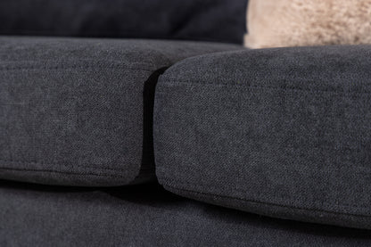 Boom 3-personers sofa - sort - billede 16