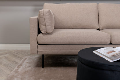 Boom 3-personers sofa - sort, brun - billede 10