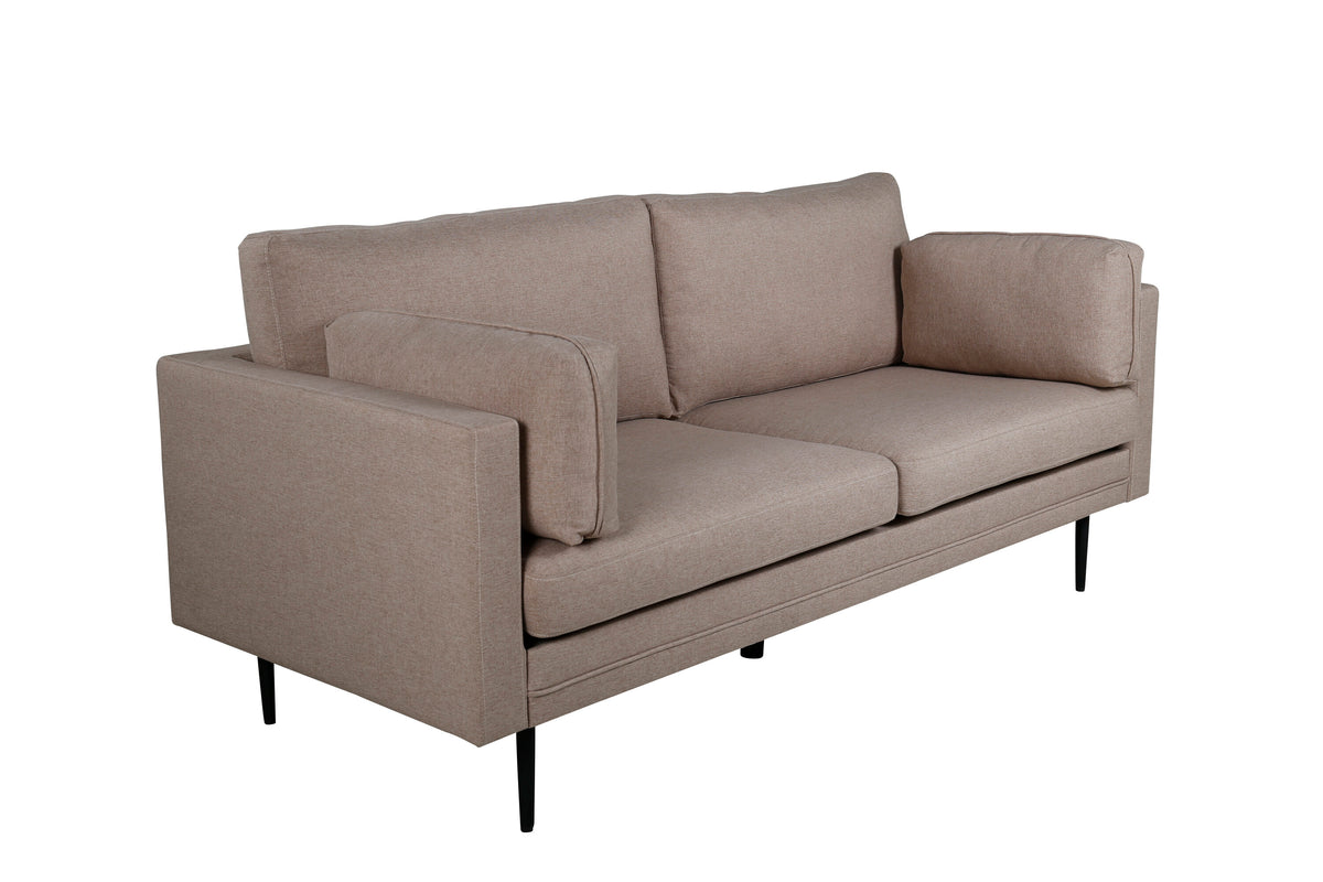 Boom 3-personers sofa - sort, brun - billede 2