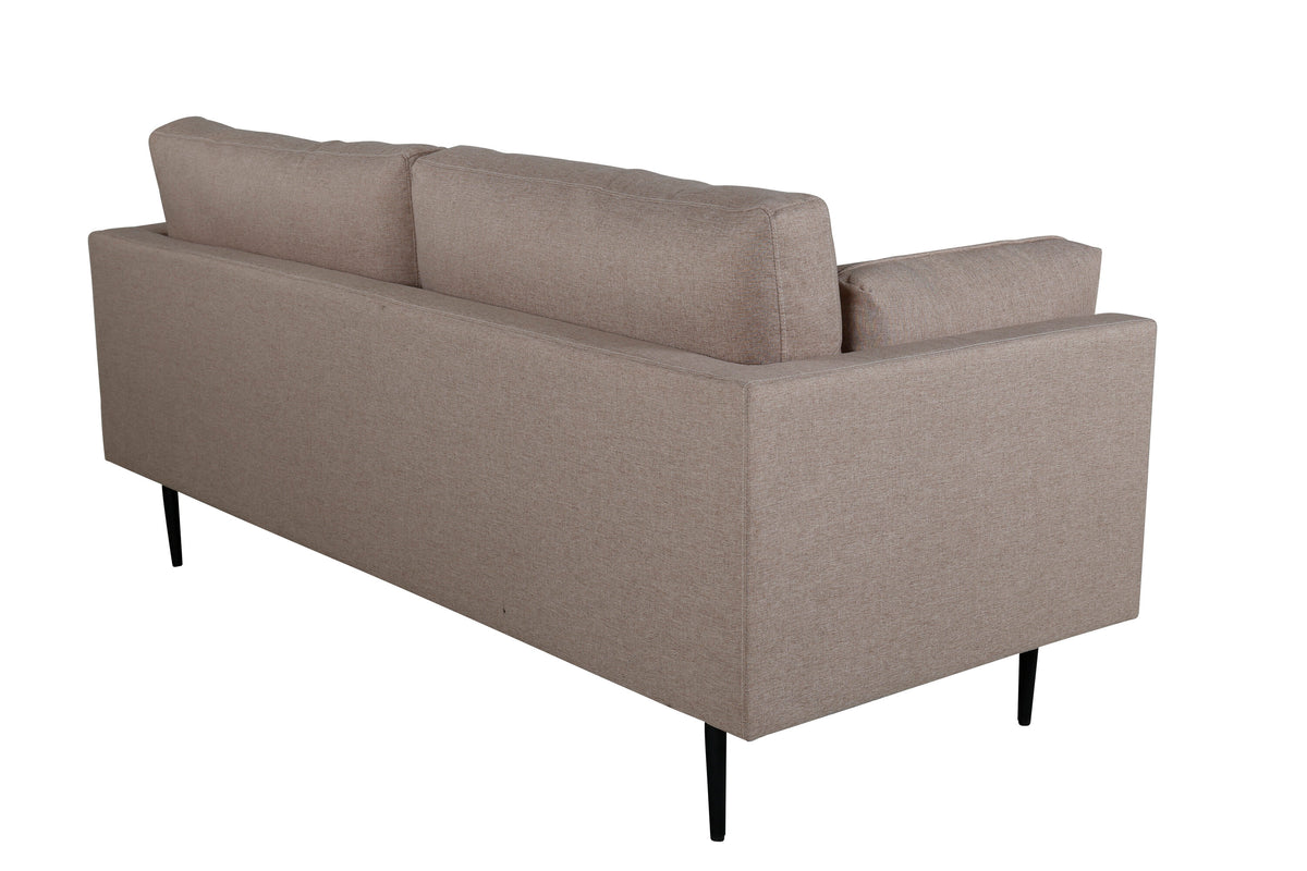 Boom 3-personers sofa - sort, brun - billede 4