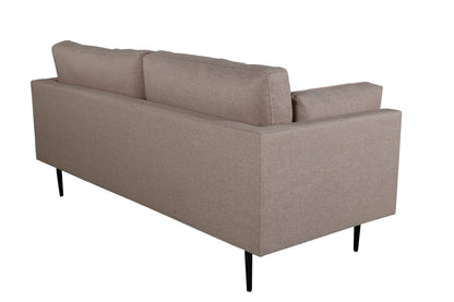 Boom 3-personers sofa - sort, brun - billede 4